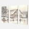 Designart - Farmhouse Barn Grey VII - Modern Farmhouse Gallery-wrapped Canvas